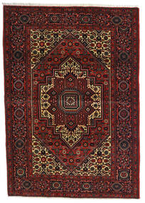 絨毯 ゴルトー 107X154 ダークレッド/レッド (ウール, ペルシャ/イラン)