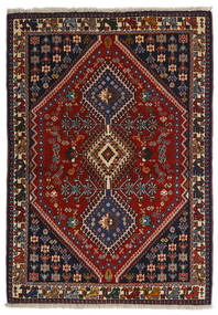  Yalameh Rug 102X145 Persian Wool Dark Pink/Dark Red Small Carpetvista