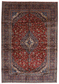 Tapete Persa Kashan 288X416 Vermelho Escuro/Vermelho Grande (Lã, Pérsia/Irão)