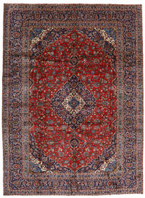 292X400 Dywan Orientalny Keszan Czerwony/Ciemno Różowy Duży (Wełna, Persja/Iran) Carpetvista