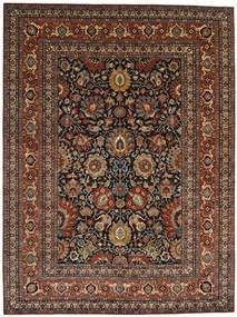  Orientalischer Farahan Teppich 299X396 Braun/Orange Großer Wolle, Pakistan Carpetvista