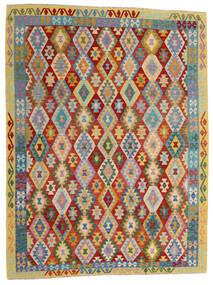  221X293 Kilim Afghan Old Style Tapis Laine, Carpetvista