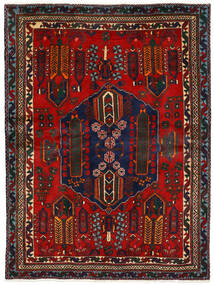 162X224 Alfombra Oriental Afshar Gris Oscuro/Rojo Oscuro (Lana, Persia/Irán) Carpetvista