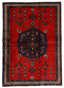  Oosters Afshar Vloerkleed 168X235 Donkerrood/Rood Wol, Perzië/Iran Carpetvista