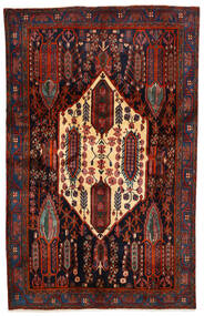  Perzisch Afshar Vloerkleed 156X250 Donker Roze/Donkerrood (Wol, Perzië/Iran)