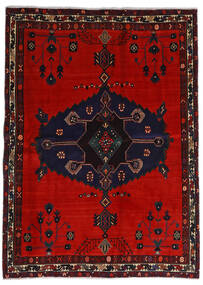  164X225 Afshar Teppe Mørk Rosa/Mørk Rød Persia/Iran Carpetvista
