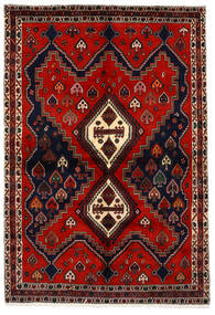 159X233 Χαλι Ανατολής Afshar Σκούρο Κόκκινο/Κόκκινα (Μαλλί, Περσικά/Ιρανικά) Carpetvista