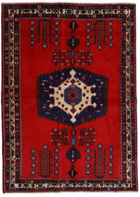  Afshar Rug 171X237 Persian Wool Dark Red/Dark Pink Carpetvista
