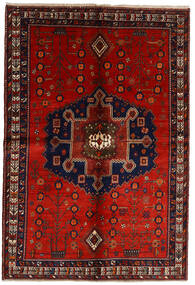 158X232 Alfombra Oriental Afshar Rojo Oscuro/Rosa Oscuro (Lana, Persia/Irán) Carpetvista