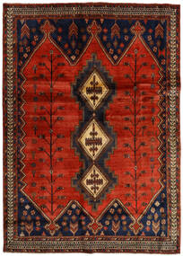  Itämainen Afshar Matot Matto 176X248 Punainen/Tummanpunainen Villa, Persia/Iran Carpetvista