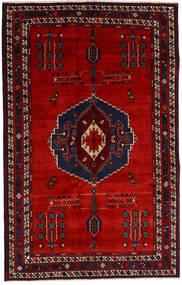 157X248 Tappeto Orientale Afshar Rosso Scuro/Rosa Scuro (Lana, Persia/Iran) Carpetvista