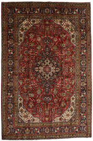  Persisk Tabriz Teppe 196X290 Brun/Rød (Ull, Persia/Iran)