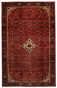 203X315 Hosseinabad Rug Oriental Brown/Red (Wool, Persia/Iran) Carpetvista