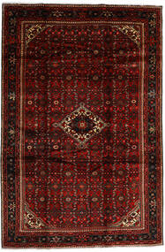 208X310 Tapete Oriental Hosseinabad Castanho/Vermelho Escuro (Lã, Pérsia/Irão) Carpetvista