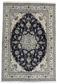 絨毯 ペルシャ ナイン 164X238 グレー/ダークグレー (ウール, ペルシャ/イラン)