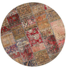  Ø 200 Patchwork - Persien/Iran ウール, 絨毯 Carpetvista