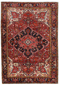 Tapete Oriental Heriz 227X330 Vermelho/Vermelho Escuro (Lã, Pérsia/Irão)
