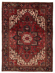217X296 Alfombra Heriz Oriental Rojo Oscuro/Rojo (Lana, Persia/Irán) Carpetvista