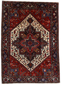  Heriz Rug 210X290 Persian Wool Dark Red/Red Carpetvista