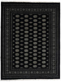  Orientalischer Pakistan Buchara 3Ply Teppich 245X316 Schwarz/Dunkelgrau Wolle, Pakistan Carpetvista
