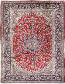 Tapete Persa Najafabad 303X393 Vermelho/Cinzento Grande (Lã, Pérsia/Irão)