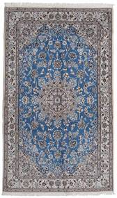  Persischer Nain Fine 9La Teppich 145X242 Grau/Dunkelgrau (Wolle, Persien/Iran)