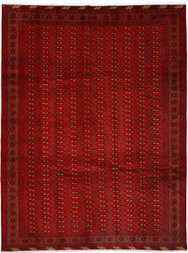 252X337 Tapis D'orient Turkaman Rouge Foncé/Marron Grand (Laine, Perse/Iran) Carpetvista