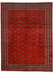281X369 Tapete Oriental Paquistão Bucara 2Ply Vermelho Escuro/Vermelho Grande (Lã, Paquistão) Carpetvista