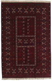 155X238 Alfombra Kunduz Oriental Rojo Oscuro (Lana, Afganistán) Carpetvista