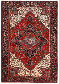210X302 Alfombra Heriz Oriental Rojo/Rojo Oscuro (Lana, Persia/Irán) Carpetvista