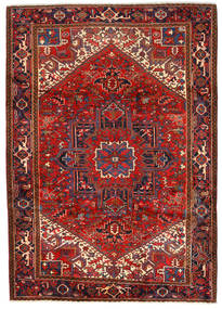  Heriz Teppich 243X330 Persischer Wollteppich Rot/Dunkelrosa Groß Carpetvista