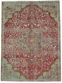 237X317 Vintage Heritage Teppe Moderne Grønn/Rød (Ull, Persia/Iran) Carpetvista