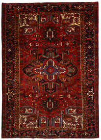 Tapete Oriental Heriz 222X330 Vermelho Escuro (Lã, Pérsia/Irão)