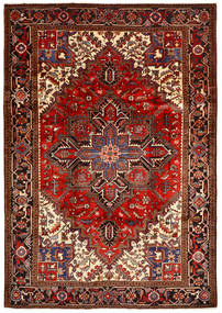 Heriz Rug Rug 206X291 Dark Red/Brown Wool, Persia/Iran Carpetvista