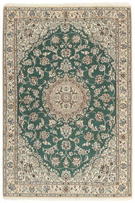 121X176 絨毯 ナイン Fine 9La オリエンタル ベージュ/グリーン (ウール, ペルシャ/イラン)