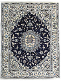 193X245 Nain Rug Oriental Grey/Beige (Wool, Persia/Iran) Carpetvista