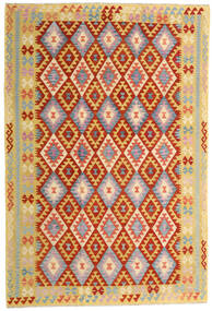  205X304 Kilim Afghan Old Style Rug Wool, Carpetvista