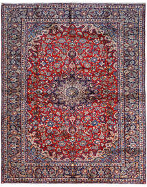Najafabad Teppe 300X381 Rød/Mørk Lilla Stort Ull, Persia/Iran Carpetvista