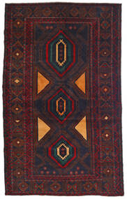 Belutsch Teppich 115X180 Dunkelrosa/Dunkelrot Wolle, Afghanistan Carpetvista