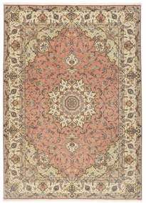 250X348 Tabriz 50 Raj Rug Oriental Beige/Orange Large (Wool, Persia/Iran)