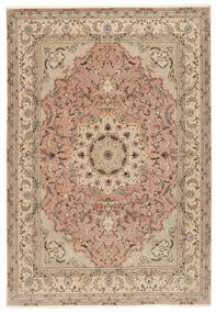 250X355 Täbriz 50 Raj Teppich Orientalischer Beige/Orange Großer (Wolle, Persien/Iran)