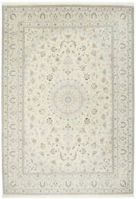 250X355 Nain 9La Sherkat Farsh Teppich Orientalischer Beige/Grau Großer ( Persien/Iran)