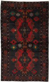  Orientalsk Beluch Tæppe 109X184 Mørkerød/Rød Uld, Afghanistan Carpetvista