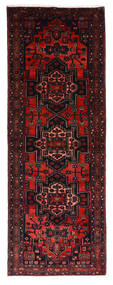 Hamadan Teppich 103X290 Läufer Dunkelrot/Rot Wolle, Persien/Iran Carpetvista