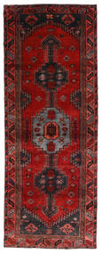 105X280 Hamadan Teppich Orientalischer Läufer Dunkelrot/Rot (Wolle, Persien/Iran) Carpetvista