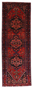 Hamadan Rug 103X297 Runner
 Dark Red/Red Wool, Persia/Iran Carpetvista