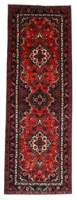 Hamadan Teppich 112X314 Läufer Dunkelrot/Rot Wolle, Persien/Iran Carpetvista
