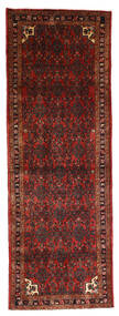 絨毯 ペルシャ ハマダン 100X282 廊下 カーペット レッド/茶色 (ウール, ペルシャ/イラン)