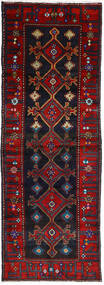  Perzisch Hamadan Vloerkleed 106X302 Donker Roze/Donkerrood Carpetvista