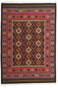 Kelim Marmaris 200X300 レッド/パープル ウール 絨毯